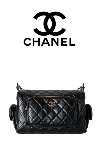 CHANEL 24k 라지 멀티 포켓 카메라 백