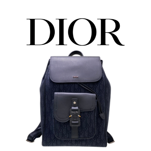 DIOR Saddle 플랩 백팩