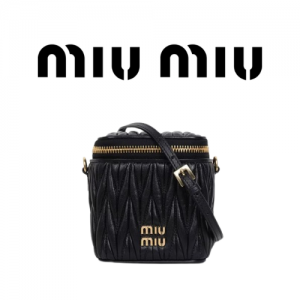 MIU MIU 마테라쎄 나파 가죽 마이크로 백