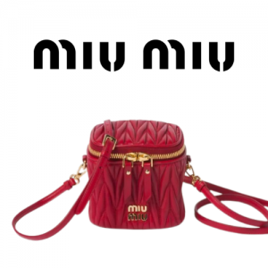 MIU MIU 마테라쎄 나파 가죽 마이크로 백