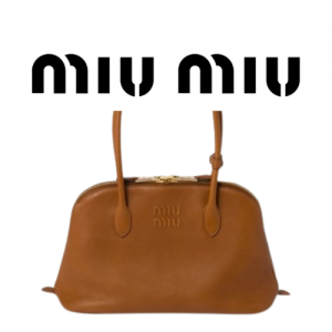 MIU MIU 나파 가죽 탑 핸들 백