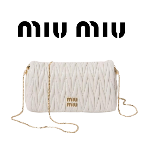 MIU MIU 마테라쎄 나파 가죽 미니 백
