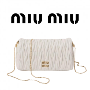 MIU MIU 마테라쎄 나파 가죽 미니 백