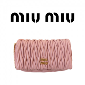 MIU MIU 마테라쎄 나파 가죽 미니 백