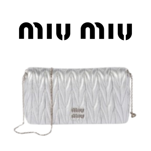 MIU MIU 마테라쎄 나파 가죽 미니 백
