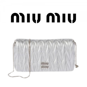 MIU MIU 마테라쎄 나파 가죽 미니 백