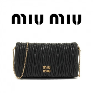 MIU MIU 마테라쎄 나파 가죽 미니 백