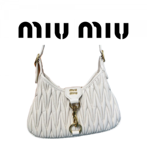 MIU MIU 마테라쎄 나파 가죽 호보 백