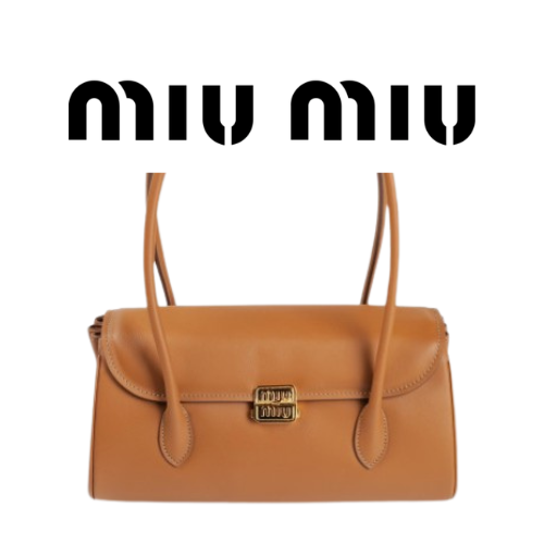 MIU MIU 바케트 가죽 숄더 백