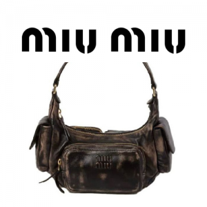 MIU MIU 나파 가죽 포켓 백
