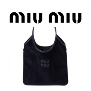 MIU MIU 아이비 코듀로이 가죽 백