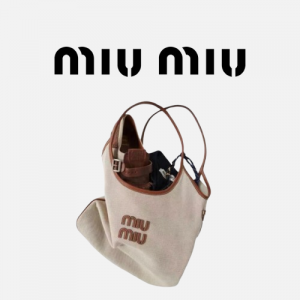 MIU MIU 아이비 캔버스 백