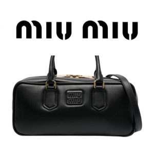 MIU MIU 아르카디 가죽 라지 백