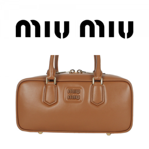 MIU MIU 아르카디 가죽 라지 백