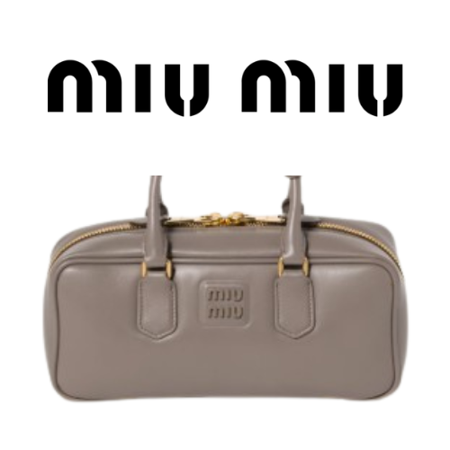MIU MIU 아르카디 가죽 라지 백