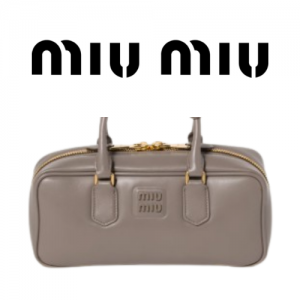 MIU MIU 아르카디 가죽 라지 백