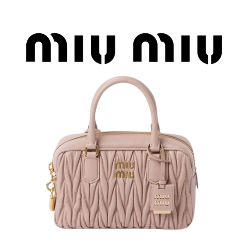 MIU MIU 아르카디 마테라쎄 나파 가죽 스몰 가방