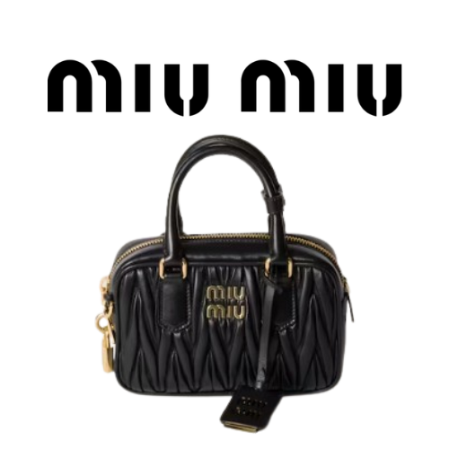 MIU MIU 아르카디 마테라쎄 나파 가죽 스몰 가방