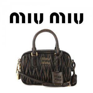 MIU MIU 아르카디 마테라쎄 나파 가죽 스몰 가방