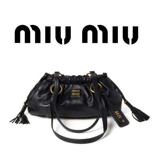 MIU MIU 쥬아 스몰 나파 가죽백