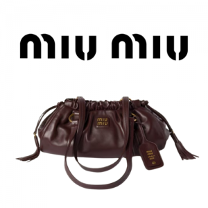 MIU MIU 쥬아 스몰 나파 가죽백