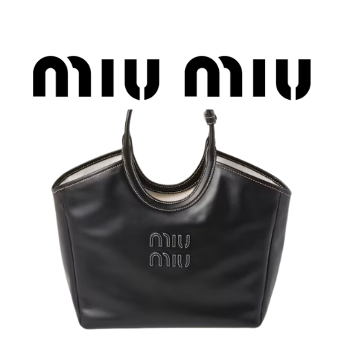 MIU MIU 아이비 라지 가죽 백
