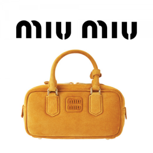 MIU MIU 아르카디 스웨이드 가죽 레귤러 백