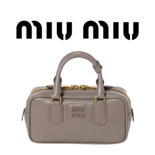 MIU MIU 아르카디 가죽 레귤러 백