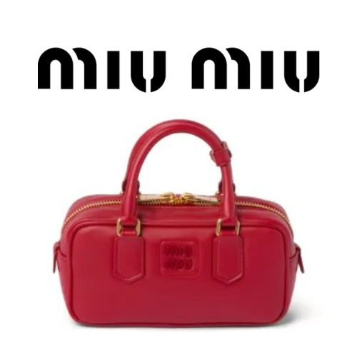 MIU MIU 아르카디 가죽 레귤러 백