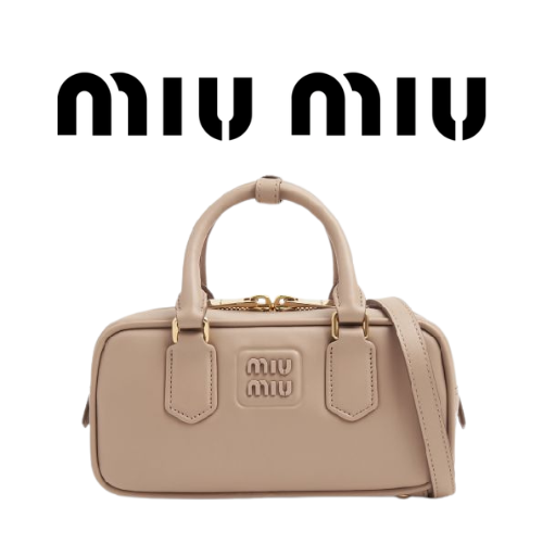 MIU MIU 아르카디 가죽 레귤러 백