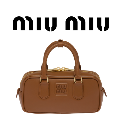 MIU MIU 아르카디 가죽 레귤러 백