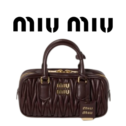 MIU MIU 아르카디 마테라쎄 가죽백