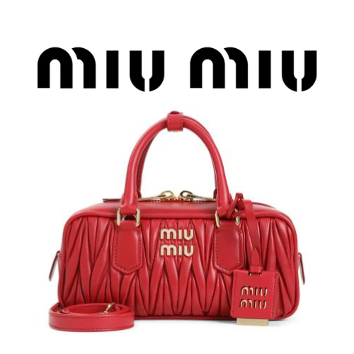 MIU MIU 아르카디 마테라쎄 가죽백