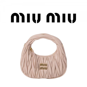 MIU MIU 완더 마테라쎄 나파 가죽 호보 미니 백