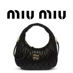 MIU MIU 완더 마테라쎄 나파 가죽 호보 스몰 백