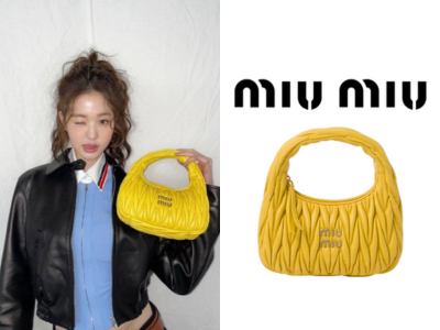 MIU MIU 완더 마테라쎄 나파 가죽 호보 스몰 백