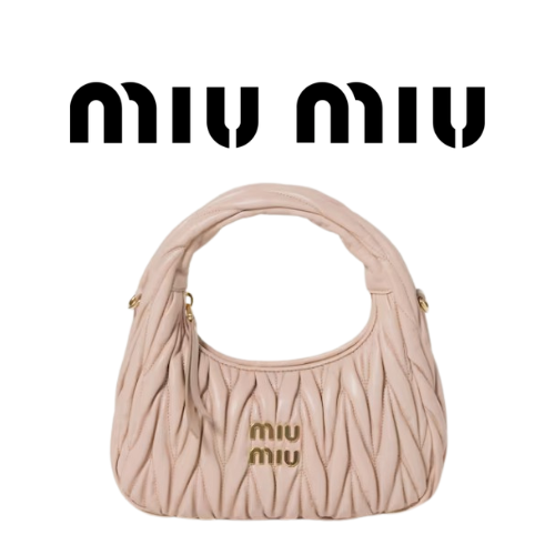 MIU MIU 완더 마테라쎄 나파 가죽 호보 스몰 백
