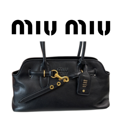 MIU MIU 아방뛰르 나파 가죽 백