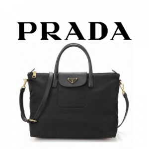 PRADA 포코노 사피아노 스몰 토트백