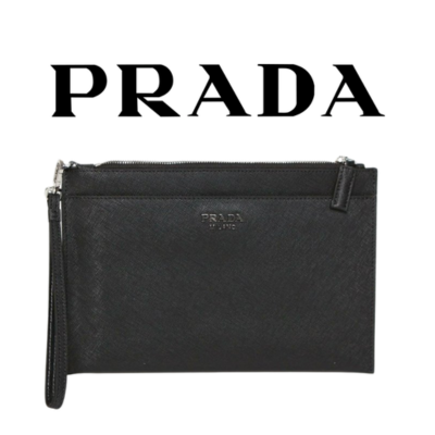PRADA 사피아노 클러치 백
