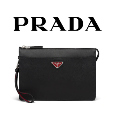 PRADA 사피아노 클러치 백