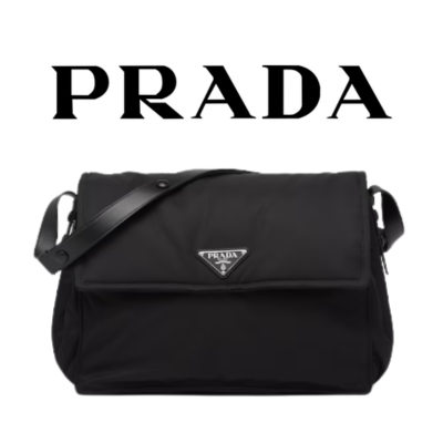 PRADA 리나일론 패디드 라지 숄더백