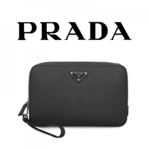 PRADA 사피아노 레더 클러치