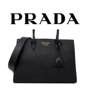 PRADA 사피아노 라지 탑핸들 백