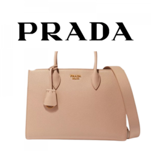 PRADA 사피아노 라지 탑핸들 백