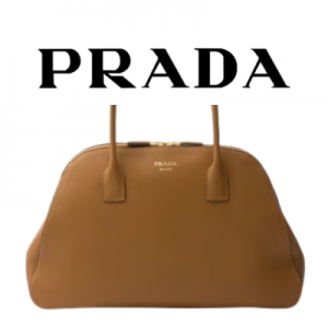 PRADA 라지 사피아노 가죽 토트백
