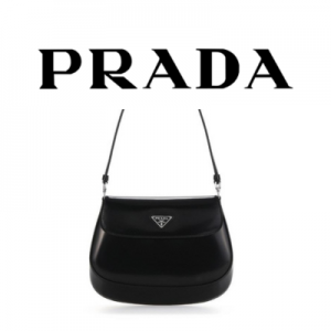 PRADA 클레오 브러시드 가죽 미니 숄더백