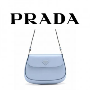 PRADA 클레오 브러시드 가죽 미니 숄더백
