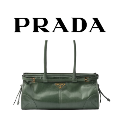 PRADA 보니 미디엄 가죽 핸드백