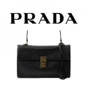 PRADA 소프트 사운드 미디엄 가죽 숄더백